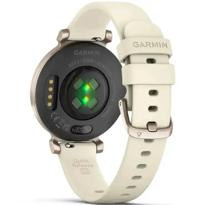 Смарт-часы Garmin Lily 2, кремовое золото, силиконовый ремешок кокосового цвета - 5 - Robinzon.ua