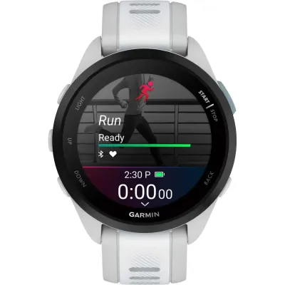 Смарт-годинник Garmin Forerunner 165, силіконовий ремінець кольору туманно-сірий/білий камінь - 6 - Robinzon.ua