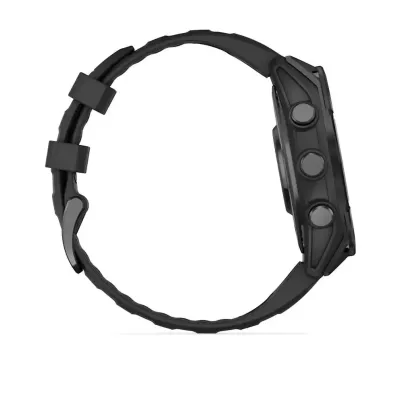 Смарт-годинник Garmin Fenix 8 – 47 мм, AMOLED, сланцево-сірий з чорним силіконовим ремінцем - 4 - Robinzon.ua