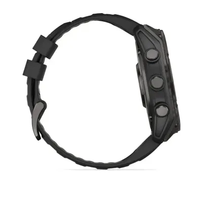 Смарт-годинник Garmin Fenix 8 – 51 мм, AMOLED, сланцево-сірий з чорним силіконовим ремінцем - 4 - Robinzon.ua