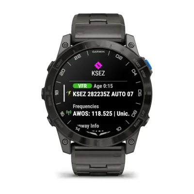 Смарт-часы Garmin D2 Mach 1 Pro с вентилируемым титановым браслетом - 4 - Robinzon.ua