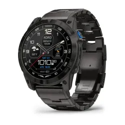 Смарт-годинник Garmin D2 Mach 1 Pro з вентильованим титановим браслетом - Robinzon.ua