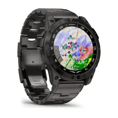Смарт-часы Garmin D2 Mach 1 Pro с вентилируемым титановым браслетом - 1 - Robinzon.ua