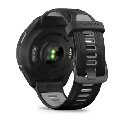 Смарт-часы Garmin Forerunner 965 с карбоново-серым титановым безелем, черным корпусом и черно-серым силиконовым ремешком - 6 - Robinzon.ua