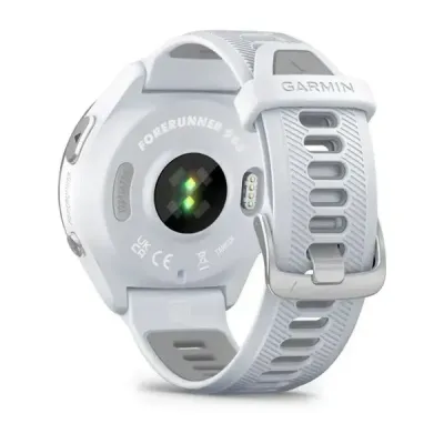 Смарт-часы Garmin Forerunner 965 с титановым безелем, белым корпусом и бело-серым силиконовым ремешком - 6 - Robinzon.ua