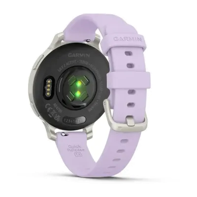 Смарт-часы Garmin Lily 2 Active серебристые с силиконовым ремешком цвета фиолетовый жасмин - 8 - Robinzon.ua