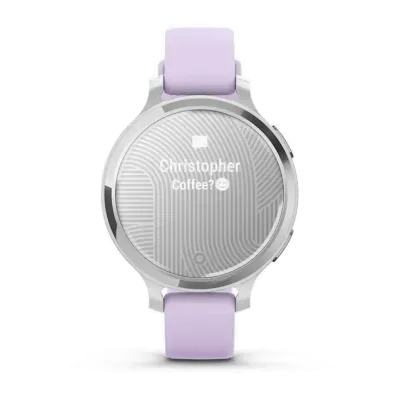 Смарт-часы Garmin Lily 2 Active серебристые с силиконовым ремешком цвета фиолетовый жасмин - 5 - Robinzon.ua