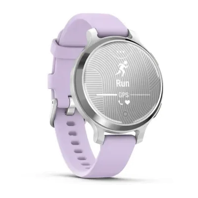 Смарт-часы Garmin Lily 2 Active серебристые с силиконовым ремешком цвета фиолетовый жасмин - 2 - Robinzon.ua