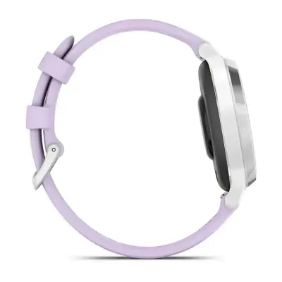 Смарт-часы Garmin Lily 2 Active серебристые с силиконовым ремешком цвета фиолетовый жасмин - 4 - Robinzon.ua
