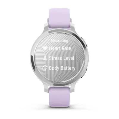 Смарт-часы Garmin Lily 2 Active серебристые с силиконовым ремешком цвета фиолетовый жасмин - 3 - Robinzon.ua