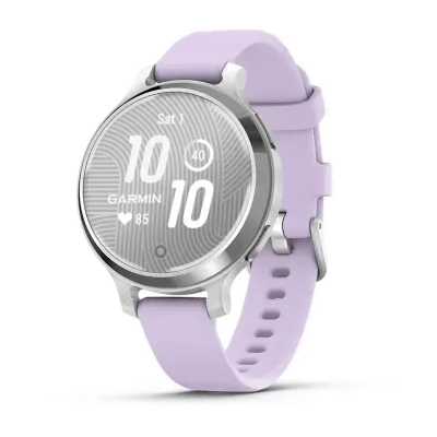 Смарт-годинник Garmin Lily 2 Active сріблястий із силіконовим ремінцем кольору фіолетовий жасмин Смарт-годинник Garmin Lily 2 Active сріблястий із силіконовим ремінцем кольору фіолетовий жасмин - Robinzon.ua
