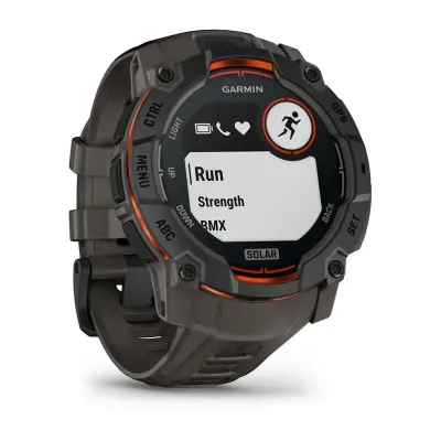 Смарт-годинник Garmin Instinct 3 (50 мм) Solar чорний/вугільний - 2 - Robinzon.ua