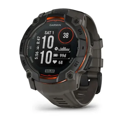Смарт-часы Garmin Instinct 3 (50 мм) Solar черные/угольные Смарт-часы Garmin Instinct 3 (50 мм) Solar черные/угольные - Robinzon.ua