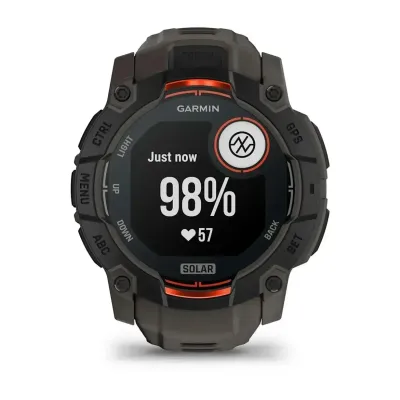 Смарт-годинник Garmin Instinct 3 (50 мм) Solar чорний/вугільний - 8 - Robinzon.ua