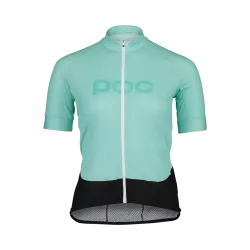 Джерсі жіноче POC W's Essential Road Logo jersey, Lt Fluorite Green/Fluorite Green, XS (PC 532938311XSM1) - Robinzon.ua