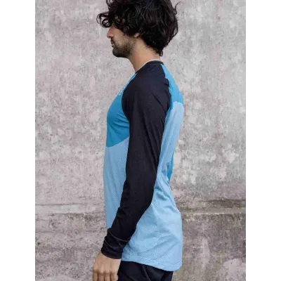 Джерси POC MTB Pure LS Jersey, Uranium Black/Basalt Blue/Lt Basalt Blue, S (PC 528448321SML1) - 4 - Robinzon.ua