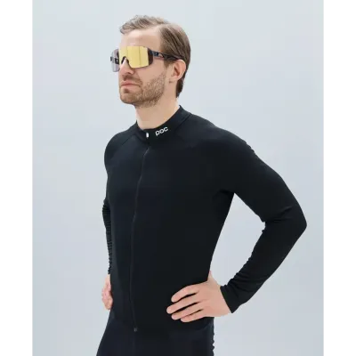 Джерсі чоловіче з довгим рукавом POC M's Thermal Lite LS Jersey, Uranium Black, S (PC 523361002SML1) - 2 - Robinzon.ua