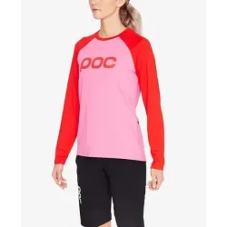 Велоджерси POC Essential MTB W's Jersey, Altair Pink/Prismane Red, L (PC 528368236LRG1) - Robinzon.ua
