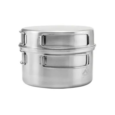 Набір посуду з нержавіючої сталі Terra Incognita Pot Pan Set S (TI-PotPanS) - 1 - Robinzon.ua