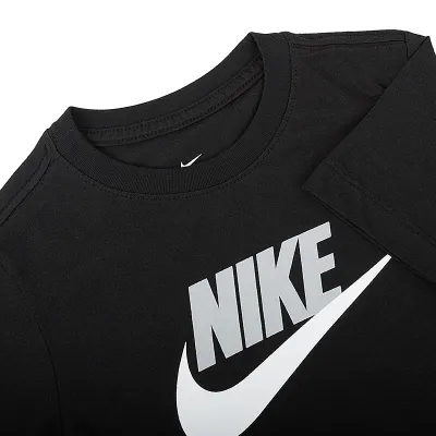Дитяча Футболка Nike B NSW TEE FUTURA ICON TD Чорний XS (AR5252-013 XS) - 2 - Robinzon.ua