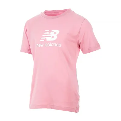 Дитяча Футболка New Balance Essentials Stacked Logo Jersey Рожевий  147-158 (7dYT31541HAO 147-158) - Robinzon.ua