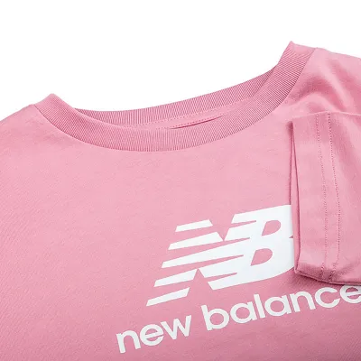Дитяча Футболка New Balance Essentials Stacked Logo Jersey Рожевий  147-158 (7dYT31541HAO 147-158) - 2 - Robinzon.ua