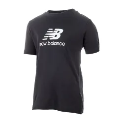 Дитяча Футболка New Balance Essentials Stacked Logo Jersey Чорний S (YT31541BK) - Robinzon.ua