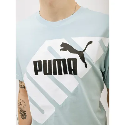 Чоловіча Футболка Puma POWER Graphic Tee Бірюзовий XL (7d67896022 XL) - 3 - Robinzon.ua