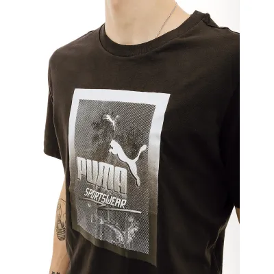 Чоловіча Футболка Puma GRAPHICS Photoprint Tee Чорний M (7d68018001 M) - 3 - Robinzon.ua