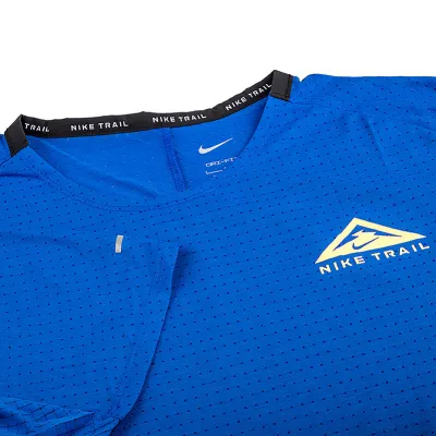 Чоловіча Футболка Nike M NK DF SOLAR CHASE SS TOP Синій L (7dDV9305-405 L) - 2 - Robinzon.ua