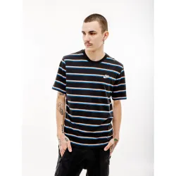 Чоловіча Футболка Nike M TEE CLUB STRIPE Чорний M (7dDZ2985-011 M) - Robinzon.ua