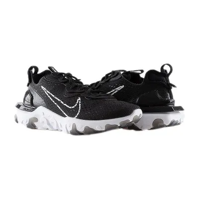Чоловічі Кросівки Nike REACT VISION Чорний Білий 40.5 (7dCD4373-006 40.5) - 4 - Robinzon.ua