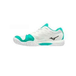 Тенісні кросівки Mizuno Wave Intense Tour 5 Clay court білий/чорний/зелений (42.5) UK8.5 61GC1900-35 42.5 - Robinzon.ua