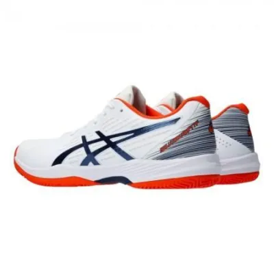 Мужские теннисные кроссовки Asics Solution Swift FF clay Белый Красный 44 (1041A299-104 44) - Robinzon.ua