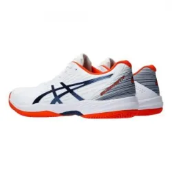 Чоловічі тенісні кросівки Asics Solution Swift FF clay Білий Червоний 42.5 (1041A299-104 42.5) - Robinzon.ua