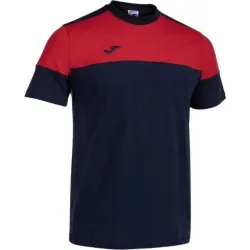 Чоловіча футболка Joma CREW V Темно-синій Червоний S (103296.336) - Robinzon.ua