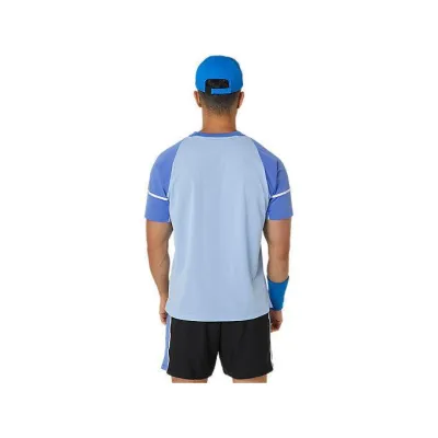 Чоловіча Футболка Asics GAME SS TOP Блакитний M (2041A292-403 M) - 1 - Robinzon.ua