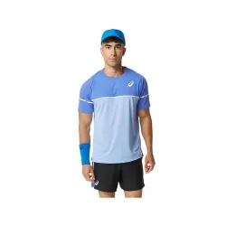 Чоловіча Футболка Asics GAME SS TOP Блакитний L (2041A292-403 L) - Robinzon.ua