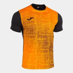 Футболка Joma ELITE VIII SHORT SLEEVE T-SHIRT чорний,помаранчевий M 101929.108 M - Robinzon.ua