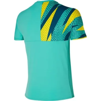 Мужская Футболка MIZUNO Shadow Tee бирюзовый (L) 62GA2001-13 L - 1 - Robinzon.ua