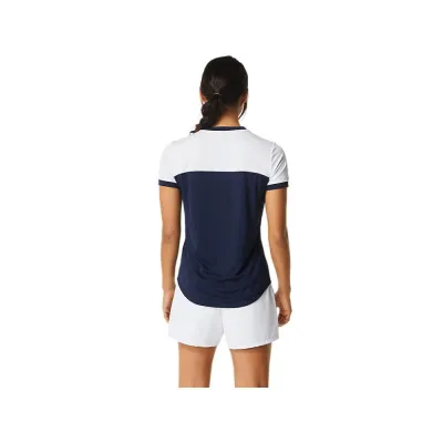 Жіноча Футболка Asics COURT SS TOP Синій Білий L (2042A262-402 L) - 1 - Robinzon.ua