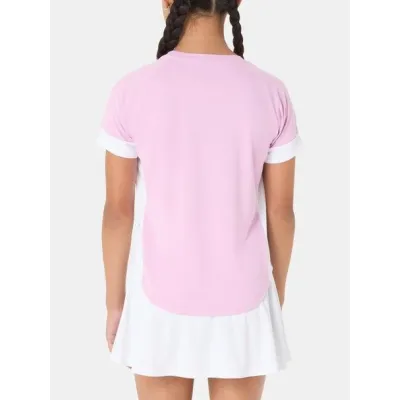Детская футболка Asics GIRLS TENNIS SS TOP Белый Розовый 122-128 (2044A045-701 122-128) - 1 - Robinzon.ua