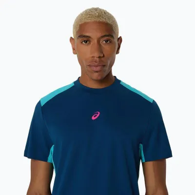 Чоловіча Футболка Asics PADEL COURT SS TOP Синій M (2041A349-401 M) - 2 - Robinzon.ua