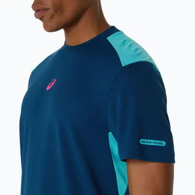 Чоловіча Футболка Asics PADEL COURT SS TOP Синій M (2041A349-401 M) - 3 - Robinzon.ua