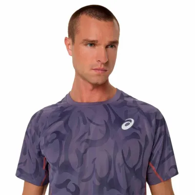 Чоловіча Футболка Asics GAME SS TOP Фіолетовий M (2041A323-500 M) - 2 - Robinzon.ua