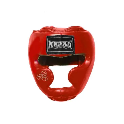 Боксерский шлем тренировочный PowerPlay 3043 Красный M - 1 - Robinzon.ua
