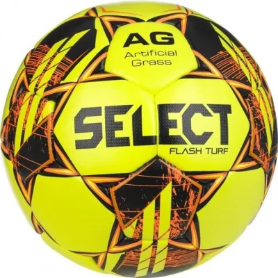 Мяч футбольный Select FLASH TURF v23 желто-оранжевый размер 5 057407-390 - Robinzon.ua