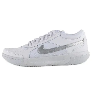 Женские кроссовки NIKE ZOOM COURT LITE 3 white/silver (38) 7 DH1042-101 38 - 1 - Robinzon.ua