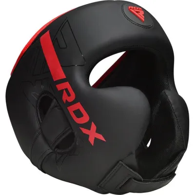 Боксерский шлем RDX F6 KARA Matte Red XL (капа в комплекте) - 4 - Robinzon.ua