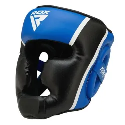 Боксерский шлем RDX AURA PLUS T-17 Blue/Black S (капа в комплекте) - Robinzon.ua